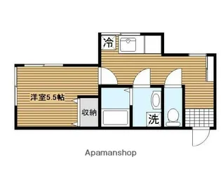 第5野本ビル【1階】の間取り
