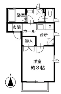 神奈川県横浜市金沢区釜利谷東1丁目【アパート】の間取り