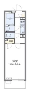 クレイノKANAMEⅡ【1階】の間取り
