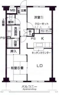 プロスペリテⅡ【3階】の間取り