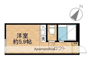 パークス横濱【2階】の間取り