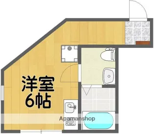 グラム港南【2階】の間取り
