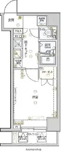 ヴェルト横浜ブライトコート【7階】の間取り