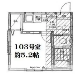 ブーローニュ上大岡【1階】の間取り