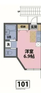アリスガーデン S棟【1階】の間取り