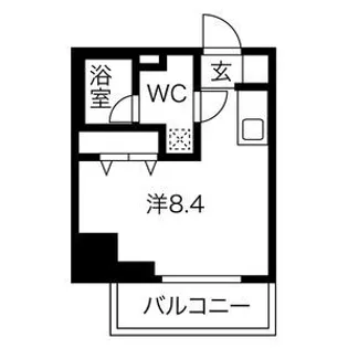クラリッサ横浜WEST【9階】の間取り