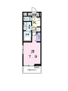 ラ フォレスタ ツルマキ【1階】の間取り