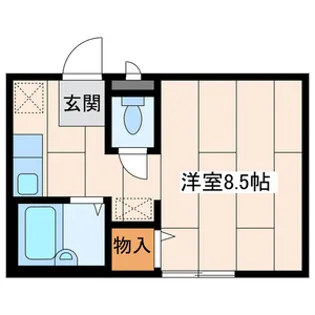 メゾンドセリバテール【1階】の間取り