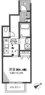 エストプレミール【1階】の間取り