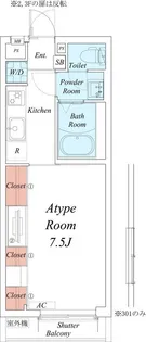 リブリ・TRE VITA【3階】の間取り