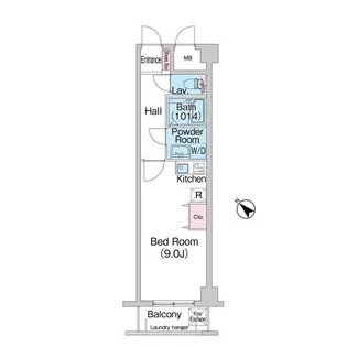 コンフォリアたまプラーザ【1階】の間取り