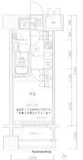 RISING PLACE 川崎【13階】の間取り