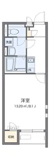 クレイノブリッジハイ【2階】の間取り