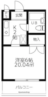 ベルウッド【3階】の間取り