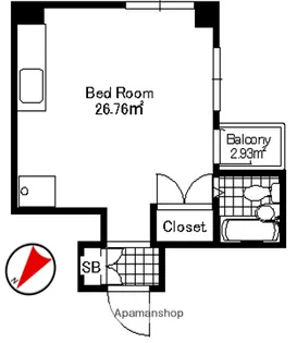 伊勢佐木町ロイヤル【4階】の間取り