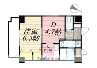 白金海心ビル【7階】の間取り