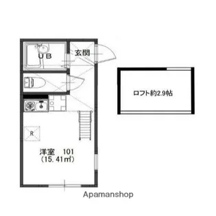 プライムテラス大和B【1階】の間取り