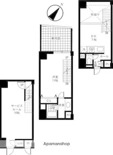 ベイサイドハウス【3階】の間取り
