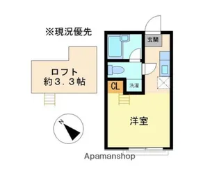 神奈川県横浜市戸塚区上倉田町【アパート】の間取り