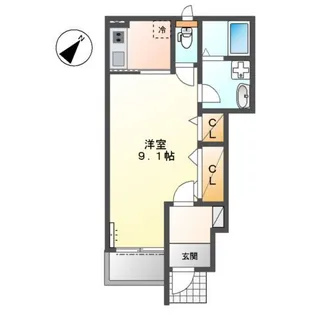 ソーコー・ヴィラージュⅡ【1階】の間取り