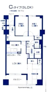 アークヒルズ山太【4階】の間取り