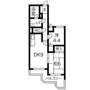 藤和シティコープ根岸【1階】の間取り