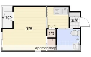 フォルターナ横浜反町【4階】の間取り