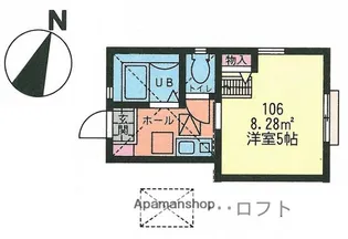 (ヤドカリクラブシリーズ)G・Aヒルズ東白楽【1階】の間取り