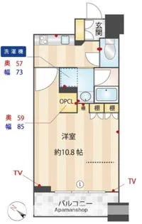 クリオ黄金町弐番館【3階】の間取り