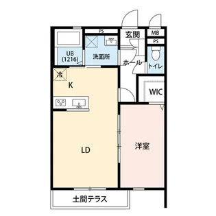 グランブレナムⅡ【1階】の間取り