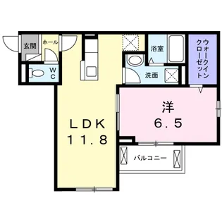 ブローテ【1階】の間取り