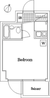 ライオンズプラザヨコハマ戸部【212号室】の間取り
