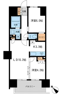 BLESS宮崎台【12階】の間取り