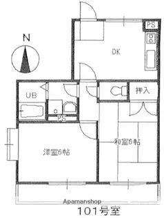 プラネックスK【1階】の間取り
