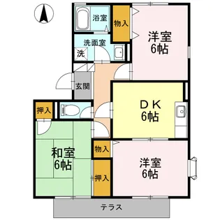 アートオブライフ【1階】の間取り