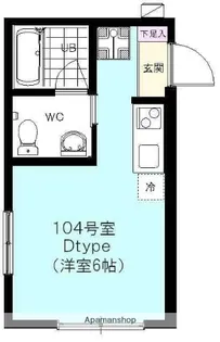 タスティ阪東橋【1階】の間取り
