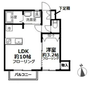 アペリア【1階】の間取り