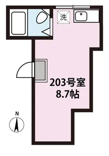 サンヒルハイツ EAST【2階】の間取り
