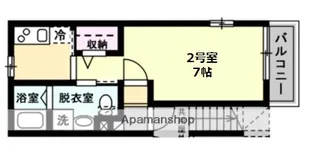 CASA BELLA【3階】の間取り