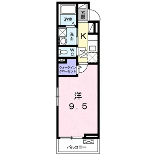 ルミナス ショア【1階】の間取り