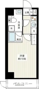 GENOVIA横浜鶴見市場SKYGARDEN【6階】の間取り