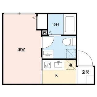 ルミエール横浜【3階】の間取り