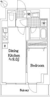 リヴシティ横濱関内弐番館【9階】の間取り