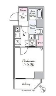 PREMIUMCUBE関内【4階】の間取り