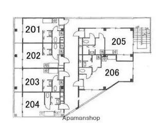 ポンデロッサ弘明寺【2階】の間取り