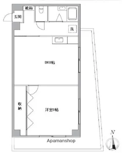 プレステージ横浜東寺尾【2階】の間取り