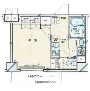 ルーブル川崎上平間弐番館【3階】の間取り