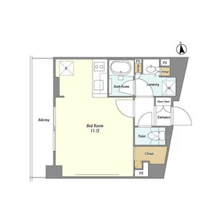 スタイリオ妙蓮寺Ⅲ【6階】の間取り