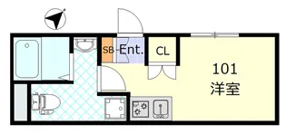東京都大田区東六郷1丁目【アパート】の間取り