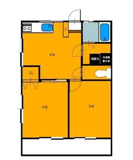 星川コーポ【2階】の間取り